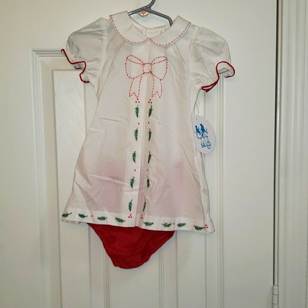Luli & Me Dress 12m Holiday